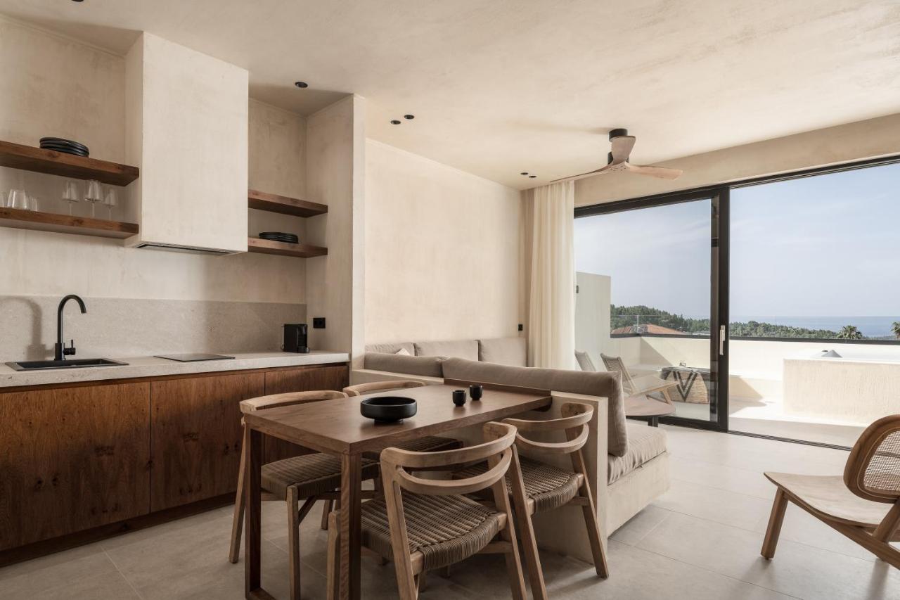 Seven Rocks Aparthotel Paliouri Exterior foto
